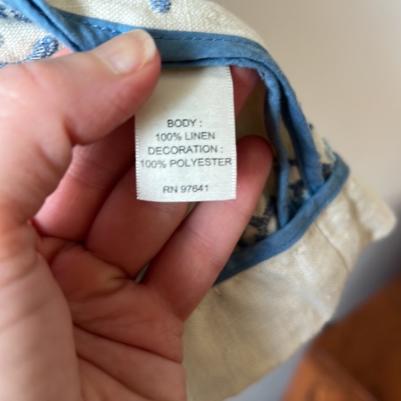 J Jill 100% Linen Floral Embroidered Jacket / Blazer.  Size Petite Small. - Picture 8 of 15